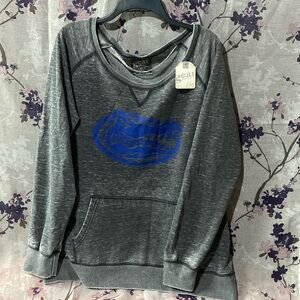 Florida Gators soft lightweight sweatshirt with distressed look.